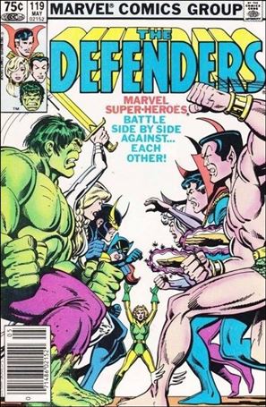 Defenders (1972) issue 119-B Canadian Price Cover