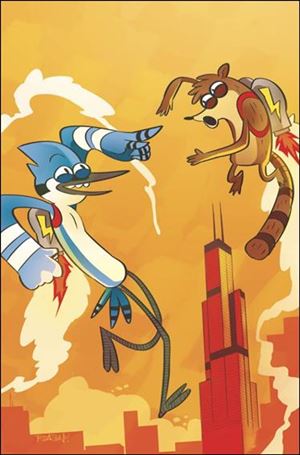 Regular Show issue 1-P Tessa Stone C2E2 Cover
