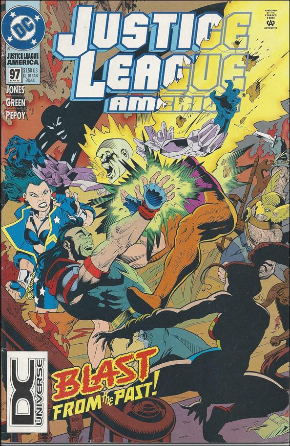 Justice League America issue 97-B DC Universe UPC (2nd Printing)