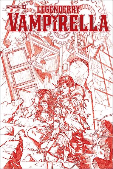 Legenderry Vampirella issue 4-D Blood Red Cover 1/50