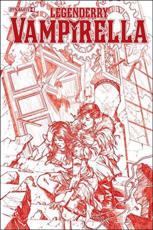 Legenderry Vampirella issue 4-D Blood Red Cover 1/50