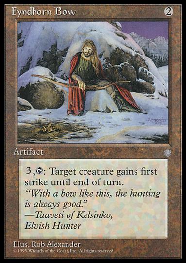 Magic the Gathering: Ice Age (Base Set) card 318 Fyndhorn Bow