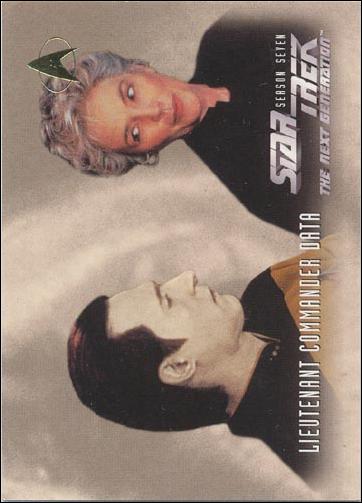 Star Trek: The Next Generation - The Episode Collection Season Seven (Base Set) card 738 Lieutenant Commander Data