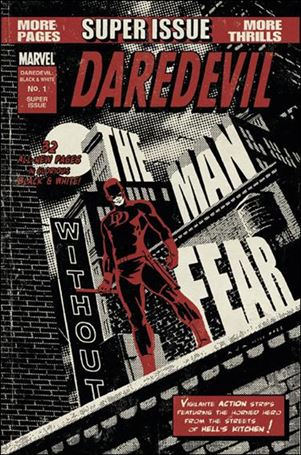 Daredevil Black & White Cover Image 1