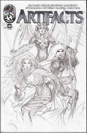 Artifacts (2010) issue 2-C Ryan Sook 1:50 Sketch Cover