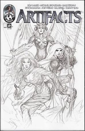 Artifacts (2010) issue 2-C Ryan Sook 1:50 Sketch Cover