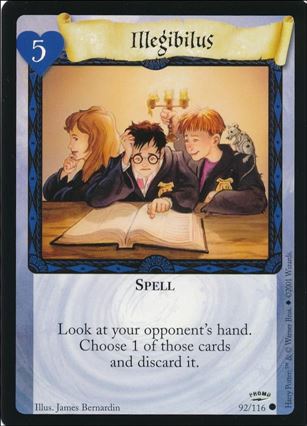 Harry Potter (Promos) card 8 Illegibilus Promo