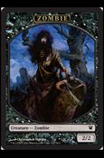 Magic the Gathering: Innistrad (Token Subset) card 8 Zombie