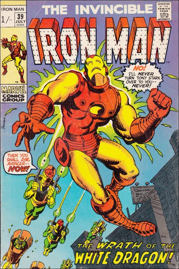 Iron Man (1968) issue 39-B UK Price Cover