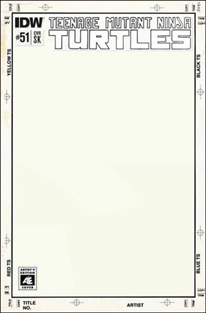 Teenage Mutant Ninja Turtles (2011) issue 51-B Artist's Edition Blank Cover