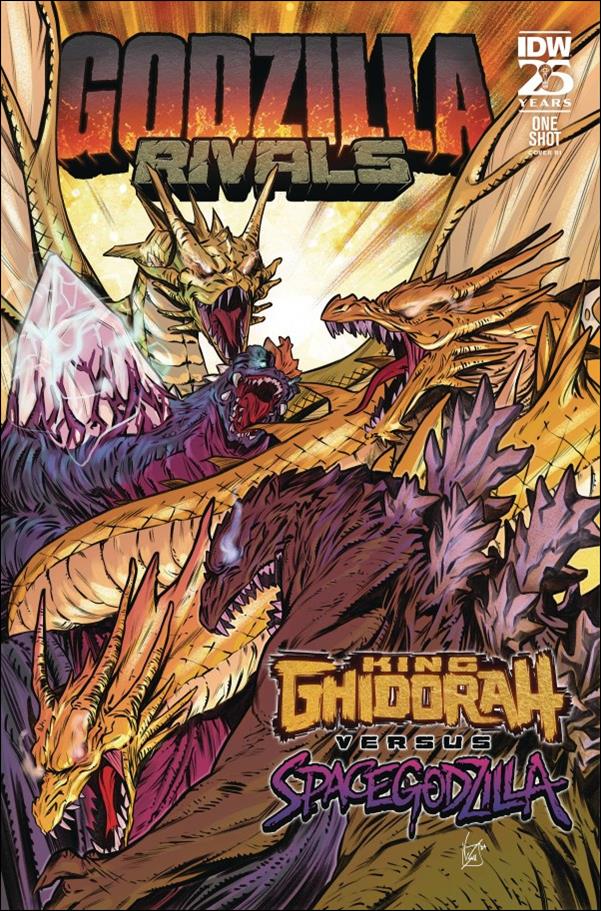Godzilla Rivals: King Ghidorah vs. SpaceGodzilla (2024) issue 1-C Vincenzo Federici 1:10 Cover