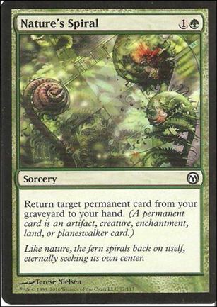 Magic the Gathering: Duels of the Planeswalkers (Base Set) card 77 Nature's Spiral