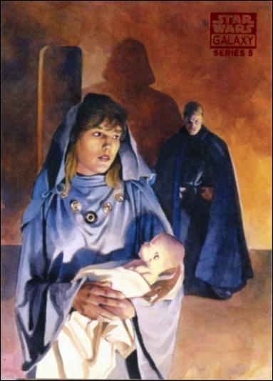 Star Wars Galaxy: Series 5 (Lost Galaxy Subset) card 1 The Skywalker Flame
