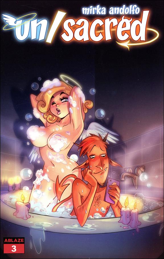 Un/Sacred (2020) issue 3-C Mirka Andolfo Bubble Bath Cover