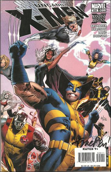 Uncanny X-Men (1981) issue 500-O DF Greg Land Cover (Signed by Matt Fraction) 1/26