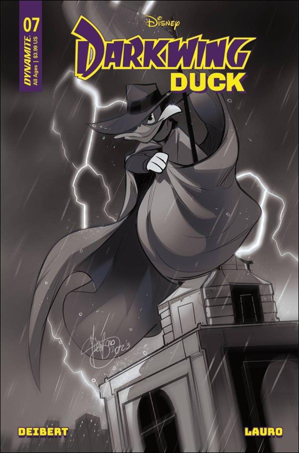 Darkwing Duck (2023) issue 7-I Mirka Andolfo 1:15 B&W Cover