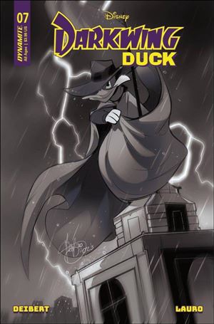 Darkwing Duck (2023) issue 7-I Mirka Andolfo 1:15 B&W Cover