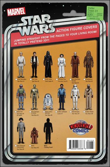 Star Wars: Vader Down issue 1-LE JTC Wonderworld Action Figure Checklist Cover