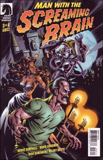 Man with the Screaming Brain issue 3-B Rick Remender Cover