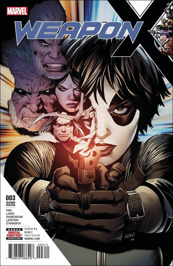 Weapon X (2017) issue 3-C Greg Land Cover (2nd Printing)