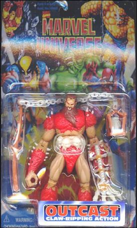 Marvel Universe (1996) figure 16 Outcast (with Claw Ripping Action)
