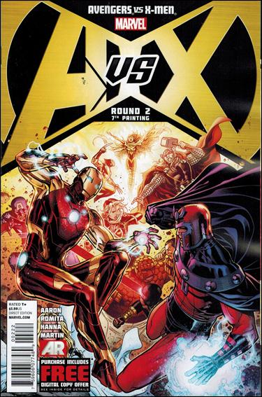 Avengers vs X-Men issue 2-M Jim Cheung "Gold" Cover (7th Printing)