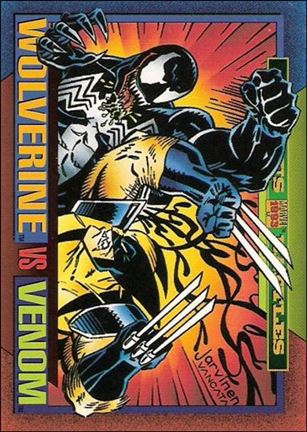 Marvel Universe: Series 4 (Base Set) card 164 Wolverine vs Venom