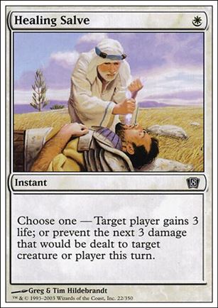 Magic the Gathering: 8th Edition (Base Set) card 22 Healing Salve