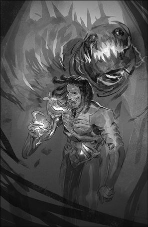 Magic issue 9-F Alejandro Mirabal Unbagged Hidden Spark B&W Cover
