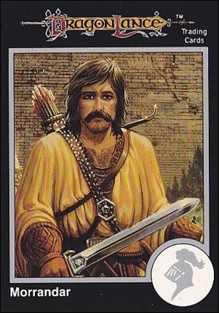 TSR 1991 Trading Cards Premier Edition Factory Set (Base Set) card 67 DragonLance - Morrandar