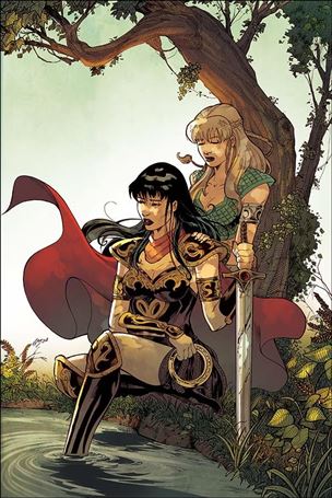 Xena: Warrior Princess (2018) issue 8-D 1:20 Xena & Gabrielle Virgin Cover