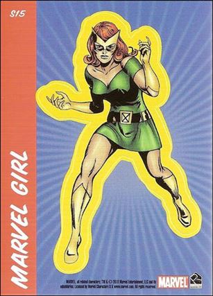 70 Years of Marvel Comics (Retro Sticker Subset) card S15 Marvel Girl