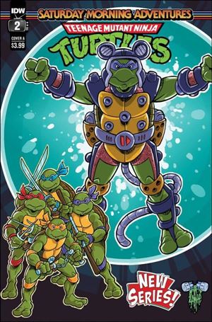 Teenage Mutant Ninja Turtles: Saturday Morning Adventures Continued issue 2 Tim Lattie Cover