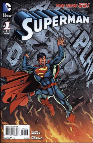 Superman (2011) issue 1-C Grey Cover (3rd Printing)