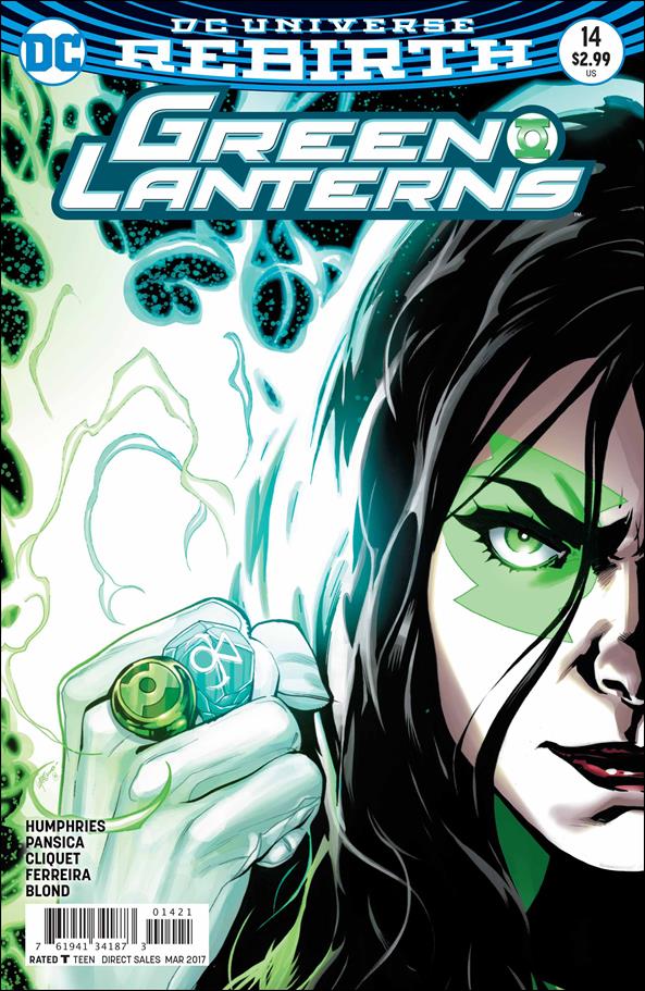 Green Lanterns issue 14-B Emanuela Lupacchino Cover