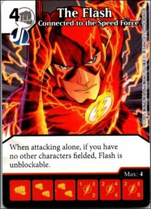 DC Comics Dice Masters Justice League  card 138 The Flash - Connected to the Speed Force