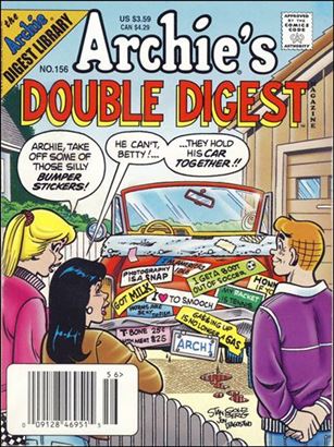 Archie's Double Digest Magazine issue 156 Digest Sized