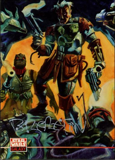 Star Wars Galaxy: Series 4 (Autograph Subset) card 213 Daniel Brereton