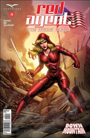 Red Agent: The Human Order issue 4 Sheldon Goh Cover