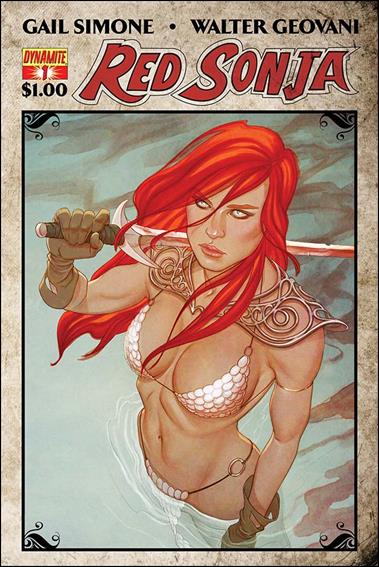 Red Sonja (2013) issue 1-P Jenny Frison Dollar Cover