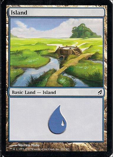 Magic the Gathering: Lorwyn (Base Set) card 286 Island