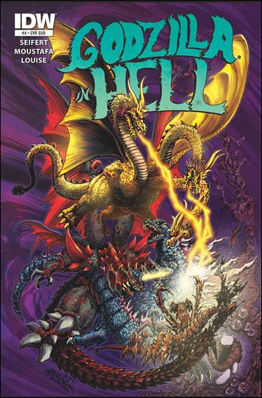 Godzilla in Hell issue 4-B Jeff Zornow Subscription Cover