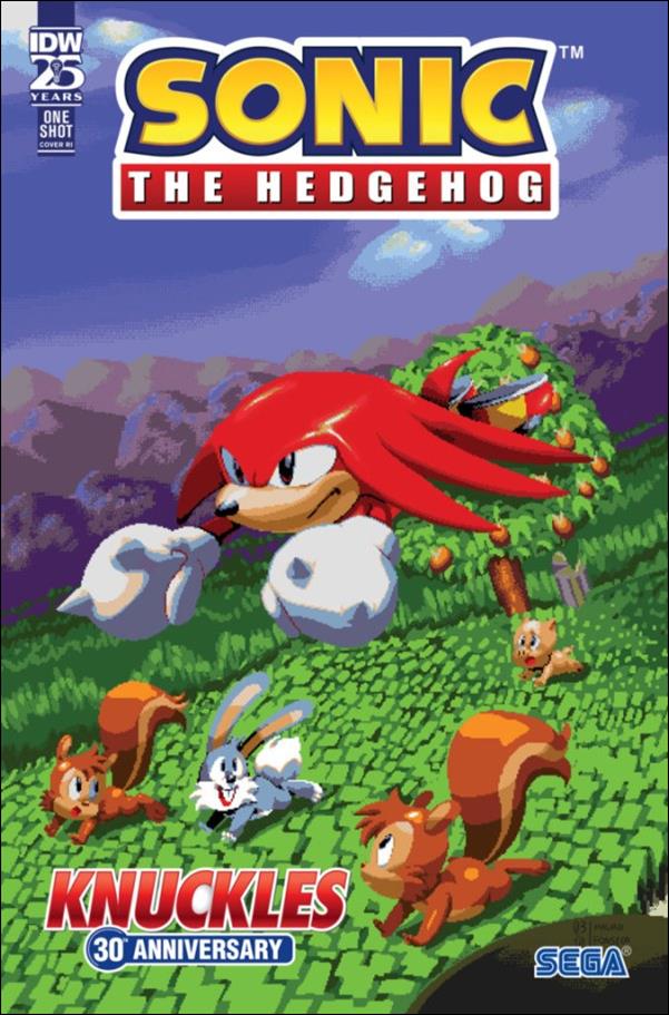 Sonic the Hedgehog: Knuckles' 30th Anniversary Special issue 1-C Mauro Fonseca 1:10 Cover