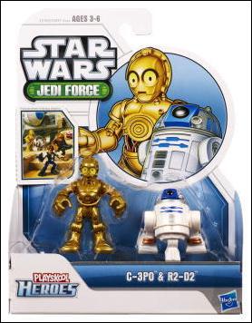 Star Wars: Jedi Force Figures figure 2 C-3PO & R2-D2
