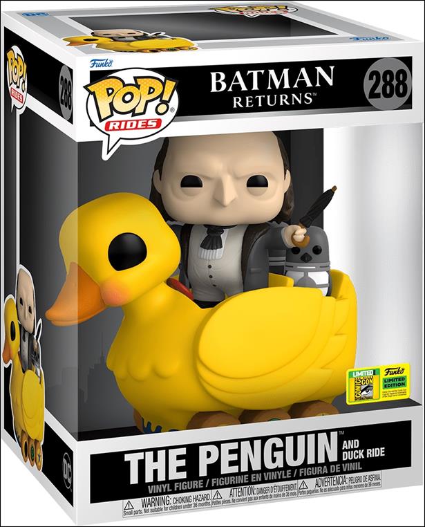 POP! Rides figure 288 The Penguin and Duck Ride SDCC 2022 Exclusice