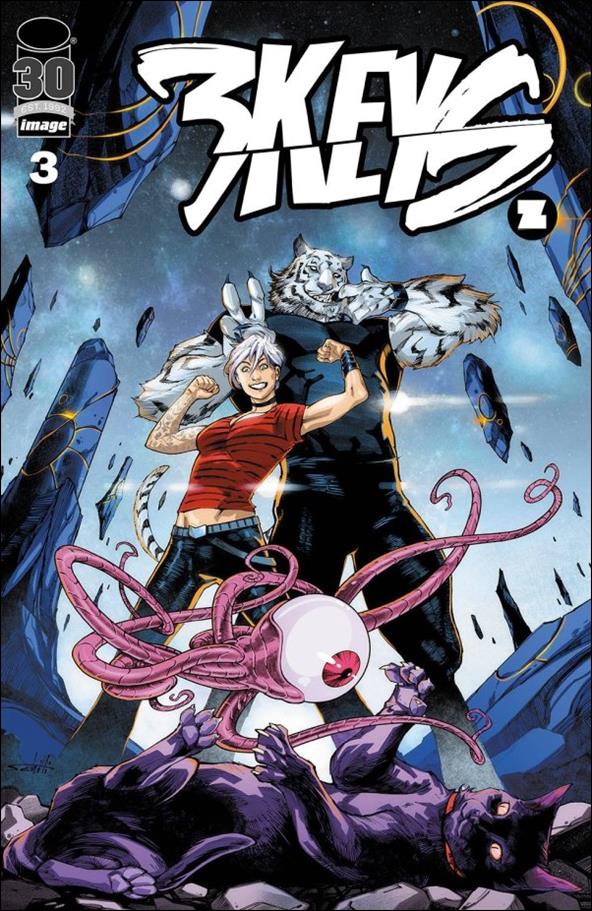 3Keys issue 3-B Valerio Schiti Cover
