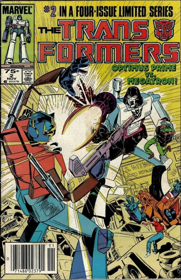 Transformers (1984) issue 2-B Newsstand Cover (1st Print)