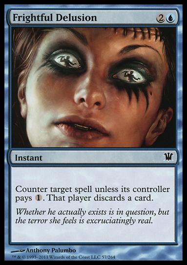 Magic the Gathering: Innistrad (Base Set) card 57 Frightful Delusion