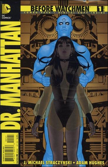 Before Watchmen: Dr. Manhattan issue 1-C Unbagged Adam Hughes Brown Cover Combo Pack
