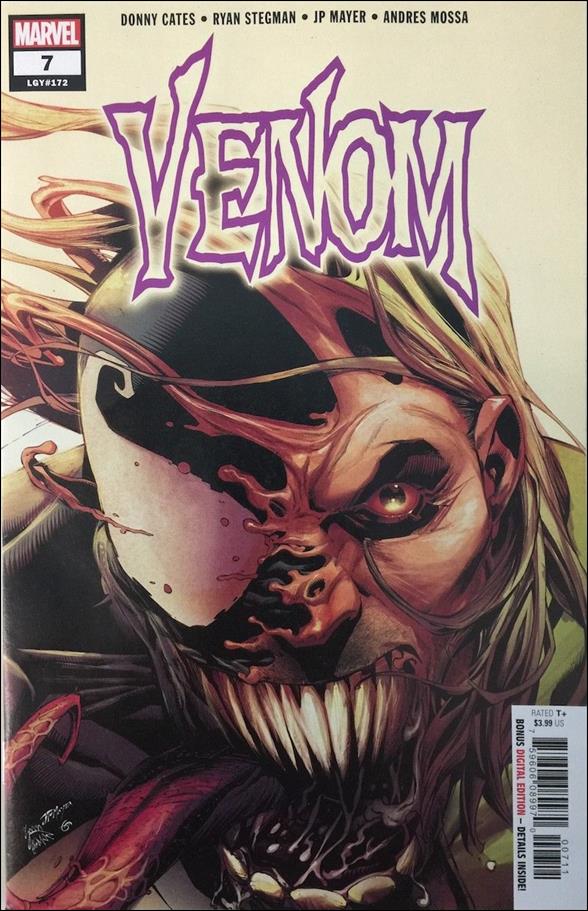 Venom (2018) issue 7-B Ryan Stegman "Secret" Cover